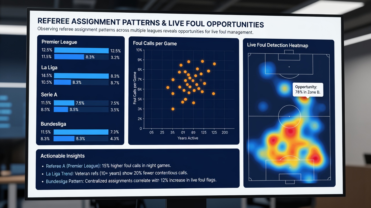 Live-Statistiken und Foul-Muster während eines Basketballspiels