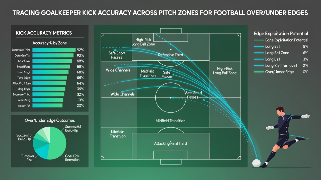 Analyse der Kickgenauigkeit von Torhütern in verschiedenen Spielfeldzonen