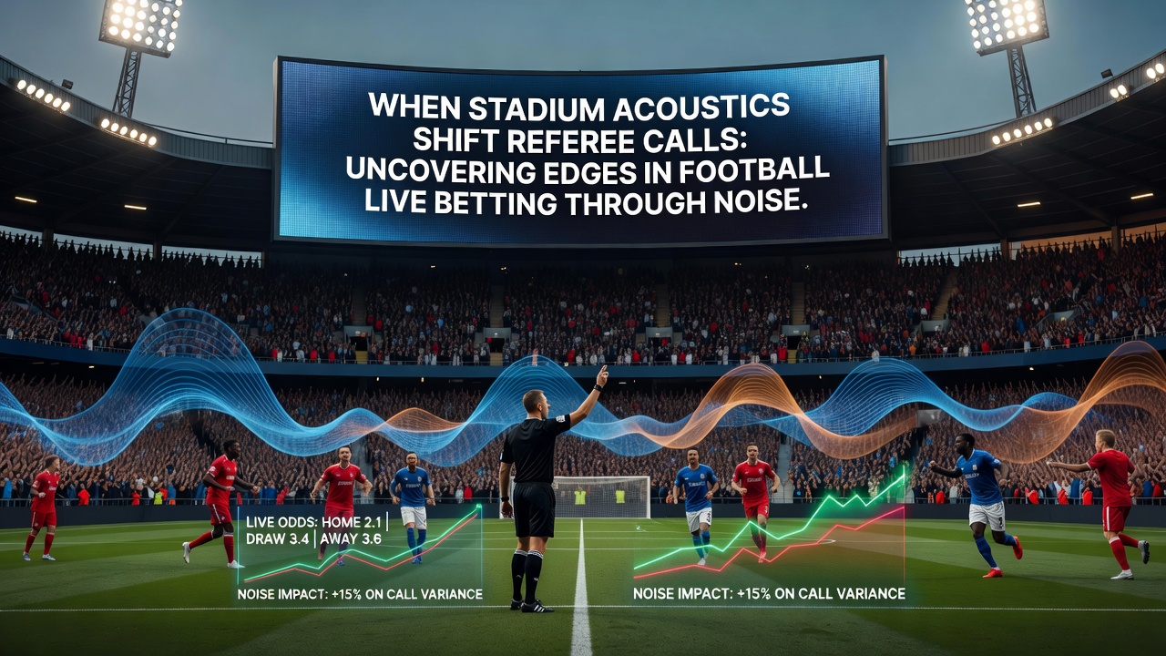 Lärmpegel-Analyse in Fußballstadien für Wett-Edges